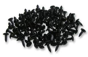 MZF-4012 - 12mm Black Wood Screws, 100 Pack