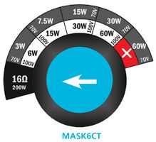 BIAMASK6CTW - 6.5” Weatherproof Speakers with Clickmount System (Pair), 60W, 100V – White