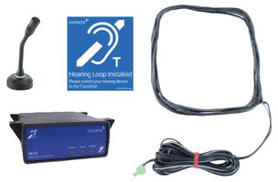 IL-K200-20-00 - Under-the-Counter Audio Induction Loop System with Halo Mic