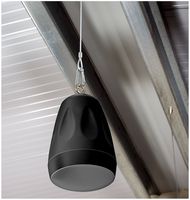 CVS-P62TB - 20W 6.5” Pendant Speaker 25/70/100V & 8 Ohm, Black
