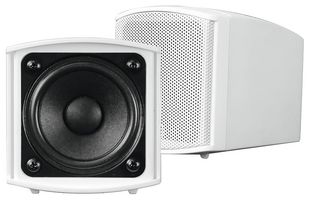 OD-2TW - Pair of Universal Wall Mount Speakers, 15W RMS, White