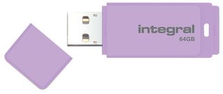 INFD64GBPASLH - Pastel USB 2.0 Flash Drive, Lavender Haze - 64GB