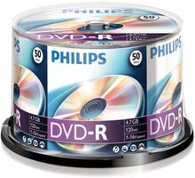 DM4S6B50F/00 - 16x Speed DVD-R Blank DVDs - Spindle 50 Pack
