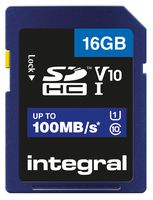 INSDH16G-100V10 - SDHC UHS U1 V10 High Speed SD Memory Card 100MB/s, 16GB