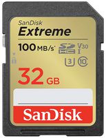 SDSDXVT-032G-GNCI2 - 32GB Extreme SDHC UHS-I U3 Video Class 30, up to 100MB/s