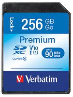 44026 - Premium U1 SDXC Memory Card, 256GB up to 90MB/s