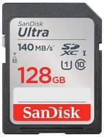 SDSDUNB-128G-GN6IN - 128GB Ultra SDXC Memory Card UHS-I U1 Class 10, 140MB/s Read