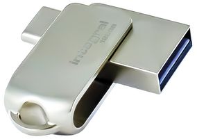 INFD128GB360CDL3.0 - 360-C Dual USB 3.0 & USB-C Flash Drive, 128GB