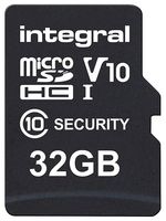 INMSDH32G10-SEC - 32GB Security High Endurance MicroSDHC with SD Adaptor UHS-I U1 V10 100MB/s