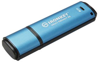 IKVP50/8GB - IronKey Vault Privacy 50 USB 3.2 Gen 1 Secure Flash Drive, 8GB