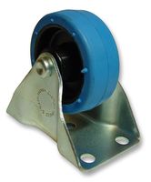 31075RN - 75mm Fixed Rubber Castor