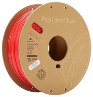 70826 - 1.75mm PolyTerra PLA Filament for 3D Printer, Lava Red, 1kg