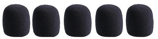 MWS-BK-5PK - Black Microphone Windshield, Pack of 5