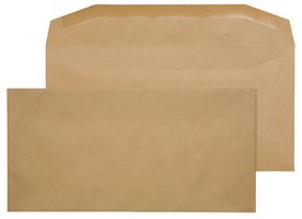 13780/50 PR - 110x220mm Manilla Gummed Envelopes - Pack of 50