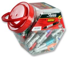 S0811300 - Fine Bullet Tip Mini Permanent Marker Pens - Pack of 72 Assorted Colours