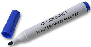 KF26036 - Bullet Tip Whiteboard Marker Pens, 10 Pack Blue