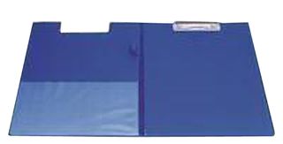 KF01301 - A4/ Foolscap Foldover PVC Clipboard - Blue