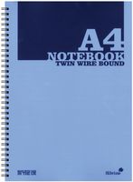 POLYA4BLUE - A4 Spiral Bound Blue Lined Notebook - 160 Pages