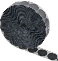 VECH22MMBLK5M - 5m Hook Fasteners, 22mm Diameter, Black