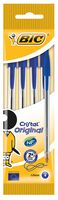 8308601 - Blue Cristal Ballpoint Pens - 4 Pack