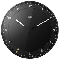 BC17B - BC17B Classic Large Analogue Wall Clock, Black