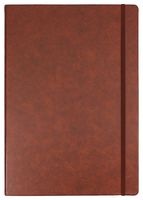 198TN - A5 Casebound Executive Notebook, 160 Pages, Tan