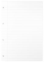 EX601 - A4 Feint Lined Paper with Margin, Ream of 500