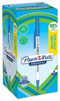 2187702 - Kilometrico Medium Tip Ballpoint Pens, Blue 50 Pack
