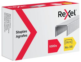 06131 - 26/6mm No.56 Steel Staples, 1000 Pack