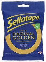 H3963728 - Original Golden Sellotape, 18mm x 66m