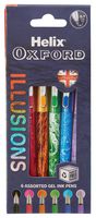 226801 - Oxford Illusions Gel Pens, 6 Pack Assorted