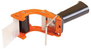 Y007TGL - MouseTrap Style Long Handle Hand Tape Dispenser, Orange