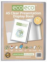 ECO131 - A5 Clear Presentation Display Book, 60 Pockets