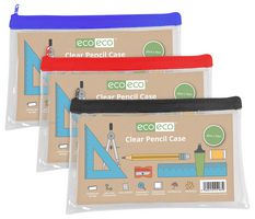 ECO183 - Flat PVC Pencil Case, Clear