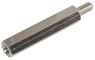 005.14.353 - M4 Metal Hex-Standoff / Spacer, Nickel Plated Brass, 35mm