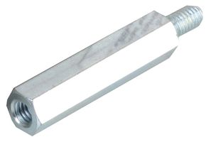 005.14.301 - M4 Metal Hex-Standoff / Spacer, Zinc Plated Steel, 30mm