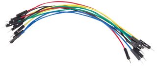WJW010 - 150mm Male to Male Jumper Wires, 10 Pack