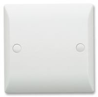 894 - 1 Gang Blanking Plate, White
