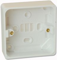 9047 - 1 Gang 29mm Moulded Surface Box