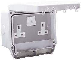 9706 - IP56 Weatherproof 13A DP Switched Double Socket