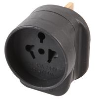PELB1716 - Visitor to UK Travel Adaptor Plug, Black