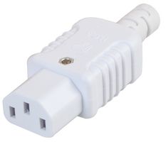 PELB1861 - Rewireable IEC C13 Socket, White