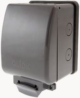 OA035AG - 1 Gang 13A DP Weatherproof Outdoor Switched Socket, IP66