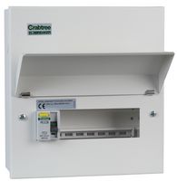 507/383B - Starbreaker 7-Way Metal Incomer Unit, 80A 30mA RCD