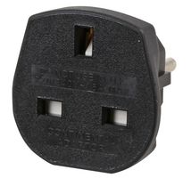 9906-B-16 - UK to Euro Travel Adaptor, 16A, Black