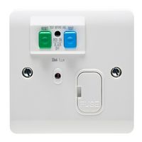 GB6:CR1828/RCD - Instinct Unswitched Fused Connection Unit with RCD, 13A