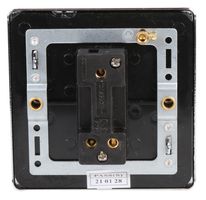 PELB1128 - Screwless Light Switch, 1 Gang, 2 Way, 10AX, Polished Chrome