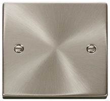 VPSC060 - Blanking Plate, 1 Gang, Satin Chrome