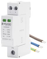 CU1SPD275T - Type 2 Double Pole SPD with Tails, 275V, 40kA