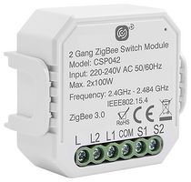 CSP042 - Smart Switching Module, 2 Gang, 2x 100W
